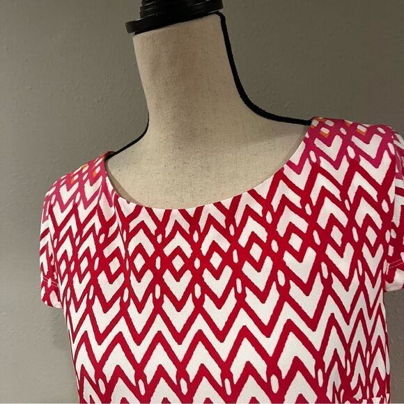 Jessica Howard geometrical print short sleeve dress - Picture 2 of 10